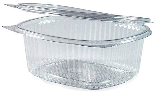 VEPATIM 50 Feinkostbecher oval klar mit Deckel 750ml (PET)