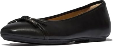 Fitflop Mary Jane Womens Ballerina Shoes in Beige