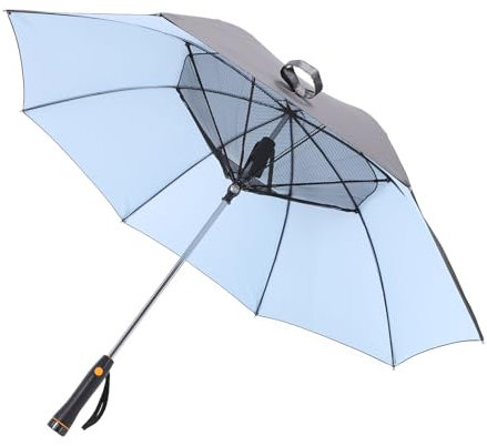BAFOVY Sonnenschirm-Ventilator, Batteriebetrieben, beständig, Kühlender Regenschirm, Regen mit Außenbereich für, Regenschirm mit Kühlventilator (Typ 1)