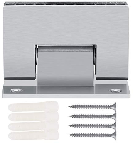 Türscharnier-Duschscharniere Rahmenlose Halterung für 8-10 Mm Dick und 800 Mm Breites Glas 90-Grad-Wandhalterung Edelstahl