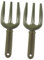 TOYANDONA 2 Pièces Outils de Jardinage Outil de Jardin Outil à Main Fourche de Jardinage Fourchette à Main Fourche de désherbage Fourche de Plantation Fourchette en Fer Massif Vert