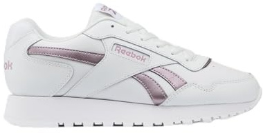 Reebok Damen Glide Sneaker, Ftwrwhite Ftwrwhite Mutedmauve, 34.5 EU