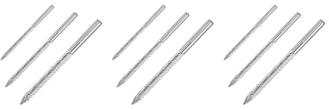 Rfeeuubft 9 Pack Tire Bit Multi Sizes Tire Repair Carbide Burr Drill Bit Tire Patches Plug Cutters Wire Cutter Reamer Drill