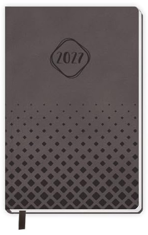 Trötsch Taschenkalender A7 Soft Touch Anthrazit 2027: Soft Touch Terminkalender