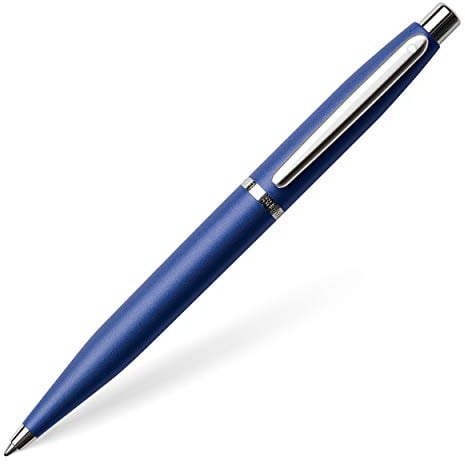 Sheaffer VFM - Refillable ballpoint pen, neon blue finish, nickel plate trim