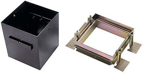 SLV mechanische Komponente EINBAURAHMEN 1 FRAMELESS für AIXLIGHT PRO / Zubehör für Einbau-Leuchte, Strahler / schwarz