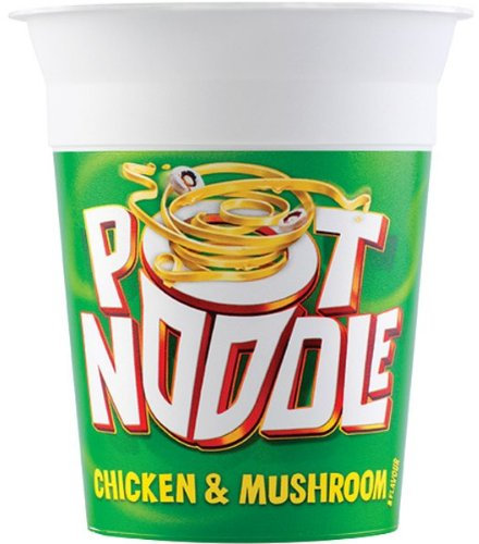 Pot Noodle Chick and Mushroom Noodles, 90g (Pack of 12)