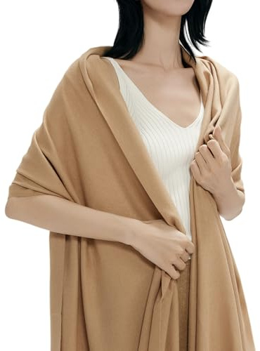 maamgic Women's Scarf Shawl Wrap Cashmere Feel Winter Scarf for Wedding