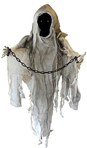 HALLOWEEN GRUSELIGE MARIONETTEN DEKORATION VARIATION = ZUM AUFHÄNGEN MIT SOUND UND GLÜHENDEN AUGEN = DIE PERFEKTE HORROR REQUISTE WÄHLEN SIE ZWISCHEN VIELEN VERSCHIEDENEN DEKOFIGUREN =