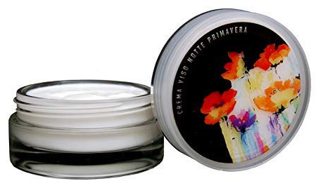 Gwyneth Cosmetics Crema Viso Notte 50 ml ANTIAGE PRIMAVERA CETRIOLO e ASPARAGO ACIDO IALURONICO 100% NATURALE 100% MADE IN ITALY -ECZEMI-DERMATITE ATOPICA- Senza Oli Minerali Siliconi Parabeni