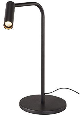 SLV LED Standleuchte KARPO | Design Innen-Tischleuchte, stilvolle Innenbeleuchtung | Indoor-Leuchte dimmbar 3 Stufen, Lese-Beleuchtung, Schreibtisch-Lampe, Indoor-Lampe | schwarz | mit Premium LED