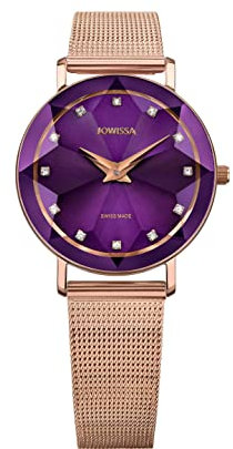 JOWISSA Quarzuhr Facet Swiss Ladies Watch Damen