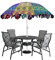 Marusthali Indian Garden Parasol, Large Outdoor Home Sun Shade Cotton Sun Umbrella, large garden umbrellas outdoor, Indian parasol garden umbrella Diameter: 228 cm