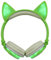 Yanghao Estéreo Plegable de Dibujos Animados del Gato Lindo del oído del Receptor de Cabeza de luz LED Parpadeante inalámbrico Bluetooth para Auriculares para iPhone 6 7 8 Plus X 7S,C