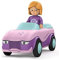 Toddys by siku 0102, Betty Blinky, 2-teiliges Spielzeugauto, Zusammensteckbar, Inkl. beweglicher Spielfigur, Hochwertiger Schwungradmotor, Rosa/Lila, Ab 12 Monaten