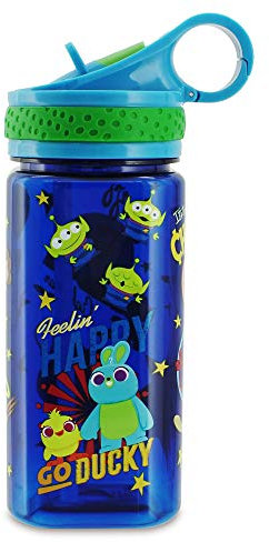 Disney Pixar Toy Story 4 Water Bottle with Built-In Straw