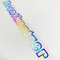 Hologramm Autoaufkleber Frontkratzer 55cm oilslick Sticker 3D Effekt Regenbogenfarben Dekor Tuning Label Frontscheibenaufkleber Outline Klebebuchstaben