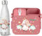wolga-kreativ Personalisiertes Set Mepal Brotdose und Trinkflasche Einhorn Regenbogen für Jungen und Mädchen - Bento Lunchbox mit Fächern und Unterteilung Geschenk Schule Kindergarten