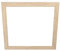 EGLO Deko-Rahmen aus Holz, Zubehör für LED Panel Salobrena 60 x 60 cm, quadratischer Holz-Rahmen in Hell-Braun