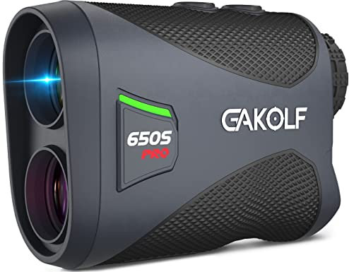 GAKOLF Slope Laser Golf Rangefinder: Accurate Laser Rangefinder with Slope Switch and Fast Acquisition︱650 Yard Range Finder Golfing with Flag Lock Vibration and Magnetic for Golfers