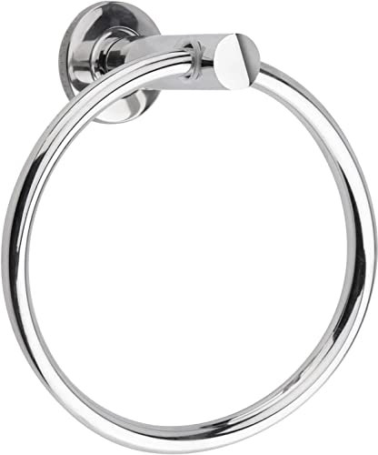 ALAMANIA Stainless Steel Towel Holder Ring16cm (6.3inch) With Fixing kit For Bathroom & Kitchen, Hand Towel Hanging Towel Hanger Wall Mounted(Classic)Contemporary Bathroom Accessories Round Towel Rail