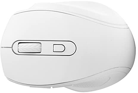 Bewinner 2,4-GHz-Funkmaus, Einstellbare DPI-Mäuse mit DREI Stufen, 250-Hz-High-Return-Chip-Büro- / Gaming-Funkmaus, Computerzubehör (Weiss)