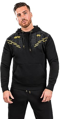 Venum, UFC Adrenaline Replica Men’s Pullover Hoodie, Men's, M, Black/Gold