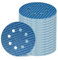 GEOGIEEW 70Stk 125mm Schleifpapier Klett, 40 Körnung 8 Loch, Ideal für Schleifscheiben 125mm klett und Exzenterschleifer