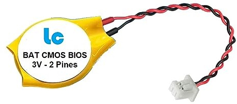 Batterie pile d'alimentation CMOS BIOS - 3 V 230 mAh - 2 broches - Type CR2032