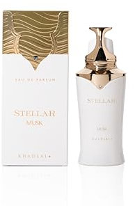 KHADLAJ PERFUMES - Stellar Musk | Fragancia de Larga Duración | Notas de Almizcle Estelar | Uso Diario y Ocasiones | Diseño de Lujo y Elegancia, 100 mL