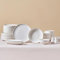 Karaca Allure 41-Teiliges Geschirrset 12 personen New Generation Bone - Exquisites Set für anspruchsvolle Tischkultur