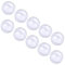10 Teile/Satz Klare Kunststoff Kugeln Ausfüllbare Ornamente Ball Transparente Acryl Hohl Ball DIY Handwerk Hochzeit Dekorationen
