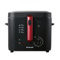 BRANDT Friteuse FRI25R2 - Friteuse -Dimensions 237X322X342 - Jusqu'à 1kg de frites - Thermostat réglable de 130° à 190° - 2,5L - 1600W - Acier inoxydable, Rouge et Noir