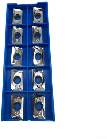 CNC-Hartmetall-Einsatz, Fräseinsatz mit Box, Drehmaschine Drehwerkzeuge Ersatzteil für Aluminium APGT1604PDFR G2 MA H01, Fräseinsatz APGT APKT 1604