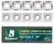 BALUGAEA 10 Stk. 12x12X2.2mm, 35° Wendeschneidplatten Hartmetall (HW) HRA95 für Planfräser, 4 Schneiden, Gerader Schnitt, Wolframcarbid