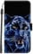 Nuxiady Custodia per Huawei P30 Lite Pelle PU Custodia con Creativo Motivo Disegni, Protettiva Case Cover a Libro Antiurto Portafoglio Caso per Huawei P30 Lite con Cute Modello, Tigre Blu