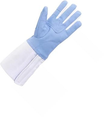 KXJPIZIYB Fechthandschuhe für Die Linke Hand, rutschfeste Handschuhe für Florettdegen, Wettkampffechtausrüstung mit Gummipolstern, Waschbar(8.0#)