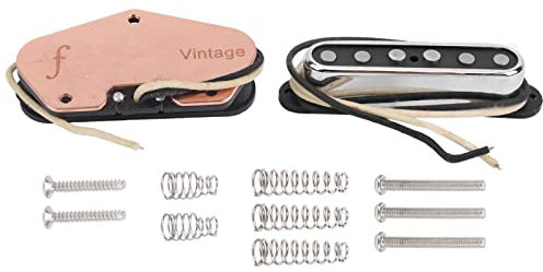Alnico 5 Micros de Guitare Vintage, Outil de Réglage D'instrument de Musique Silencieux, Micro de Manche Tele Bridge adapté aux Micros Telecaster