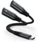 USB C Splitter - 2 in 1 Type C Audio + Charger Adapter, Compatible with Samsung Galaxy, iPad Pro, iPhone 15 and More Type C Devices