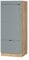 Vicco Armario para microondas Fame-Line, Azul Claro-Gris, 60 cm
