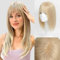 Hair Toppers for Thinning Hai Women Real Hair Toppers for Women with Bangs 12inch 6.5 * 6.5In Skin Scalp Big Base Cover Thinning