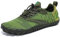 SAGUARO Barfußschuhe Herren Barfussschuhe Damen Barfuss Schuhe Zehenschuhe Outdoor Fitnessschuhe rutschfest Traillaufschuhe Barefoot Shoes mit Zero-Drop Solhe Waldgrün,Gr.44