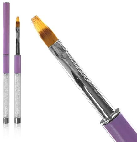 Pinceau à gel Babyboomer pour des dégradés de couleurs doux sur les ongles en gel, pinceau ultra fin spécialement conçu pour la technique de baby-boomer tendance dans le modélisme créatif à la maison