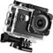 ZJchao Cámara de Acción con Video de 1080 HD 30, Fotos de 12 MP, Impermeable a 30 M, para Deportes Al Aire Libre, Bicicleta, Buceo, Motocicleta, esquí, Snorkel, Cámara Submarina (Black)