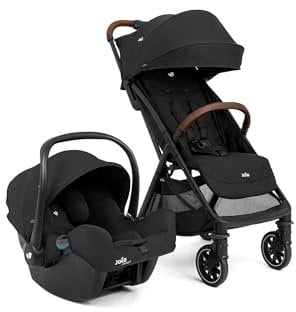 Joie - Duo Pact™ Pro - Système de Voyage Bébé avec Poussette Compacte et Siège Auto i-Snug 2 i-Size - Harnais 5 Points - Légère avec Pliage Compact - Tissu UPF 50+ - Dès la Naissance Jusqu’à 22 kg