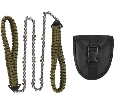 Pocket Chain Saw - Portable Hand Saw, Compact Survival Tool | Hollowable Pocket Chain Saw, Equipment For Wood Carving, Bag Saws. It Consists Of , Camping Saws For Outside, Manual
