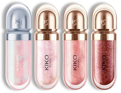 KIKO Milano Ultimate 3D Hydra Lipglosses | Shades 41, 43, 44 & 48 | 3D-Effect Moisturising Lip Gloss