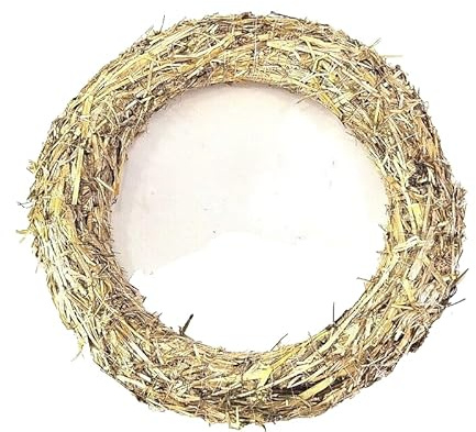 STROHKRANZ- Ø40cm Strohring 1 Stück Strohrömer Rohling Kranz Stroh