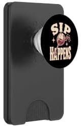 Sip Happens Scheidung Wein Lustig PopSockets PopWallet für MagSafe