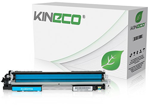 Kineco Toner kompatibel mit HP CE311A 126A für HP Laserjet Pro 100 Color MFP M175, Laserjet Pro M 275, Color Laserjet Pro CP1025nw, CP1028nw - Cyan 1.000 Seiten